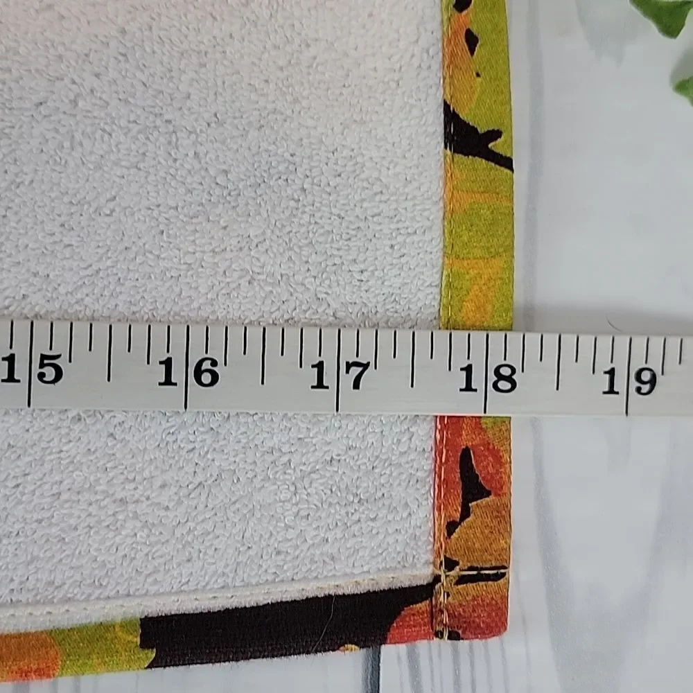 Kay Dee Designs Autumn Leaf Black Cat Print Kitchen Towels  NWOT  Set Of 2
